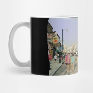 Cool Beale Street Memphis Tennessee skyline blue clouded sky USA city break Mug